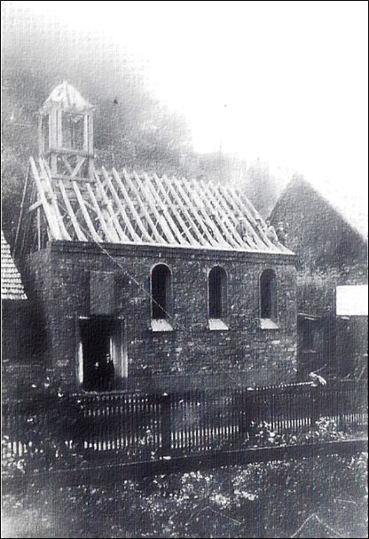 Synagogue reconstruction.