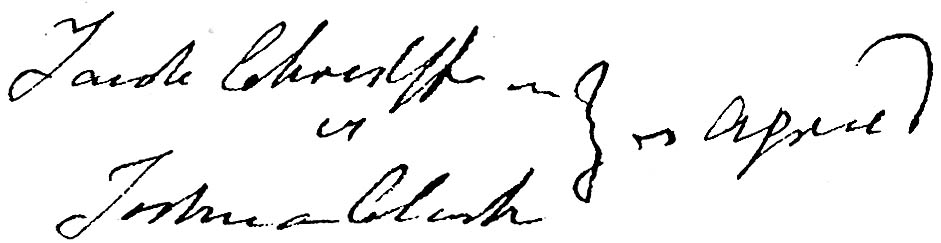 1796 Court entry for Jacob Chrisliff