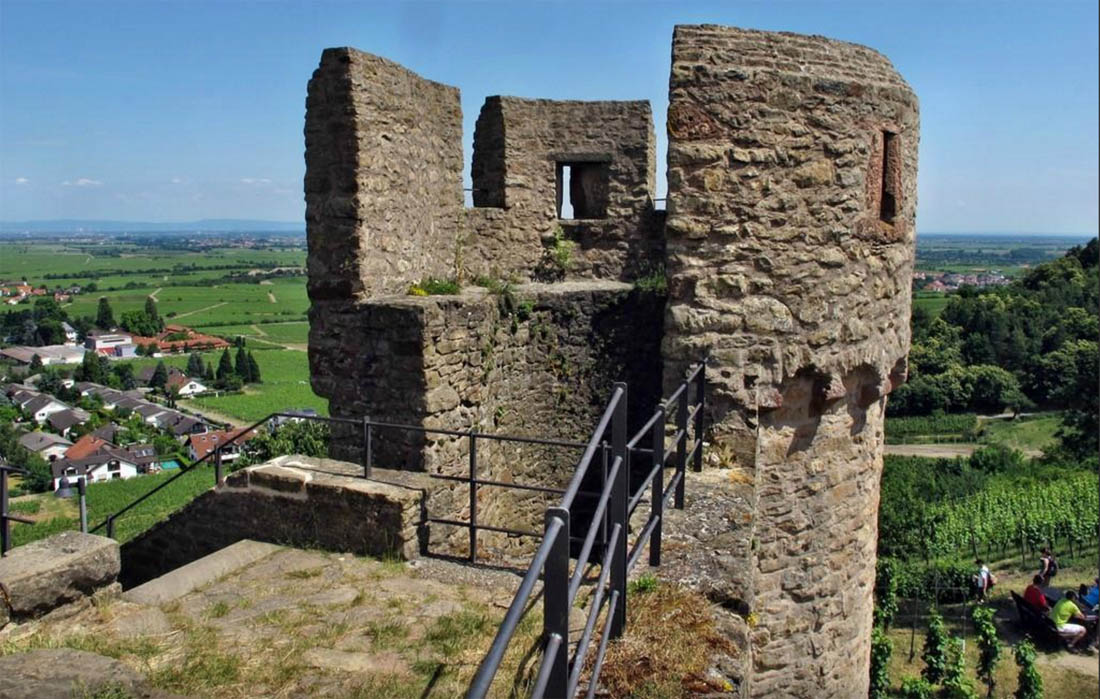 Castle Franckenstein-artist reconstruction