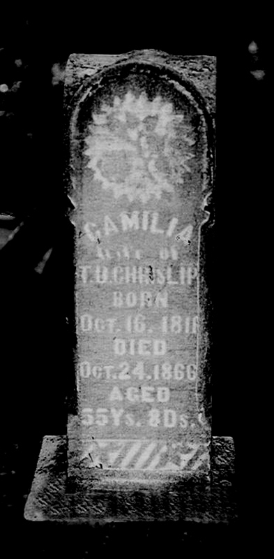 Camila Chrislip's Gravestone
