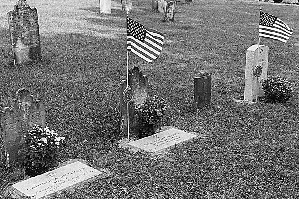 Carl And Catharina Christlieb's And Georg Bock's Gravesites