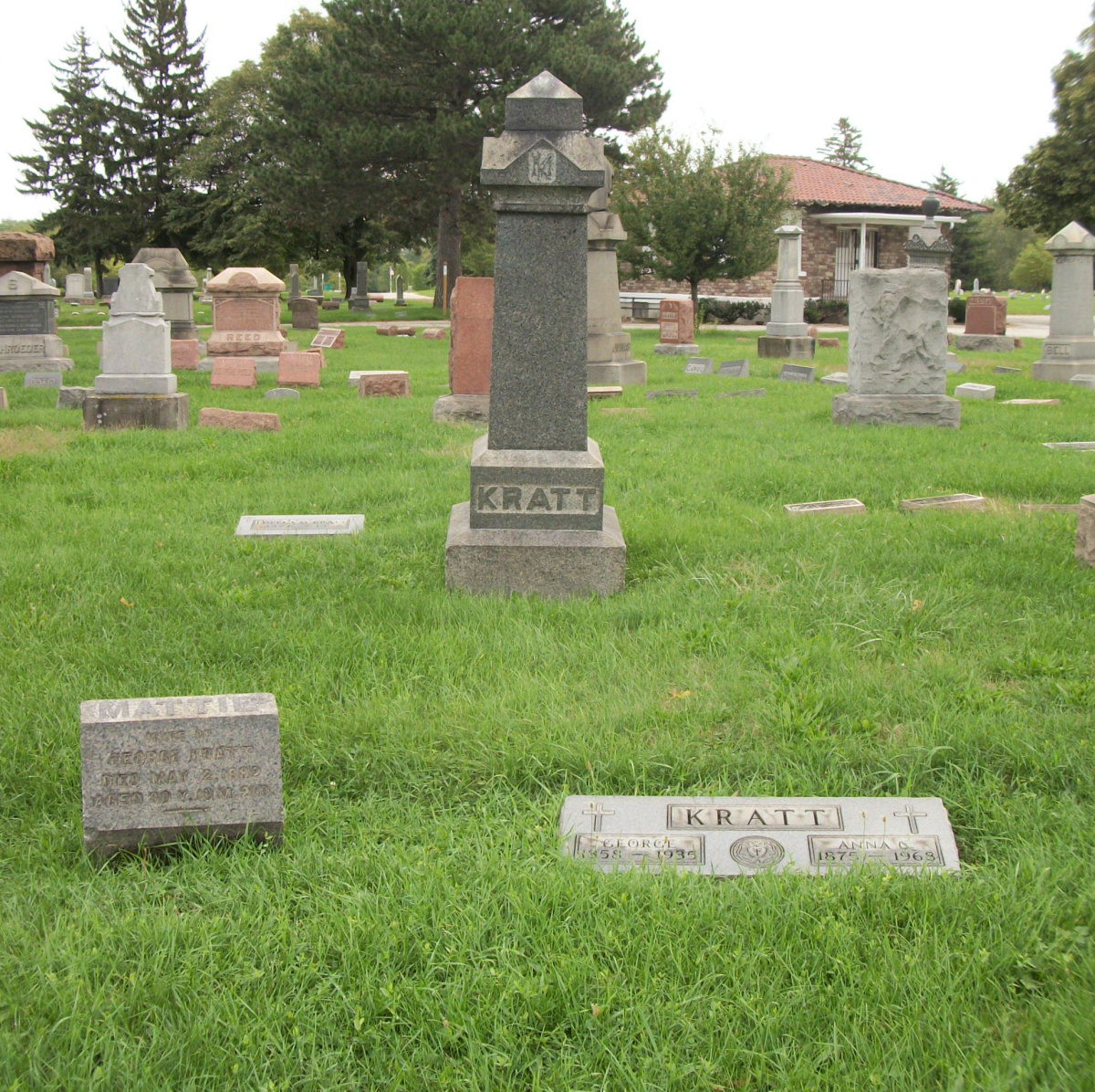 Catherine Anna Kratt Headstone