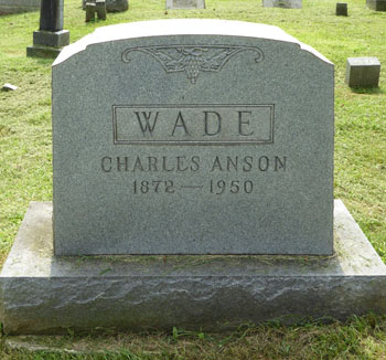 Charles Anson Wade Headstone