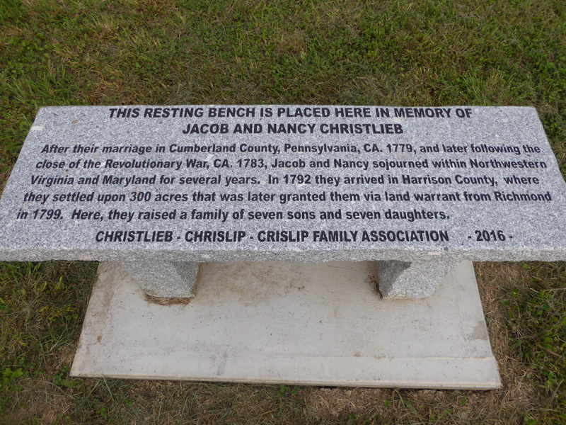Chrislip Hollow Cemetery Resting Bench