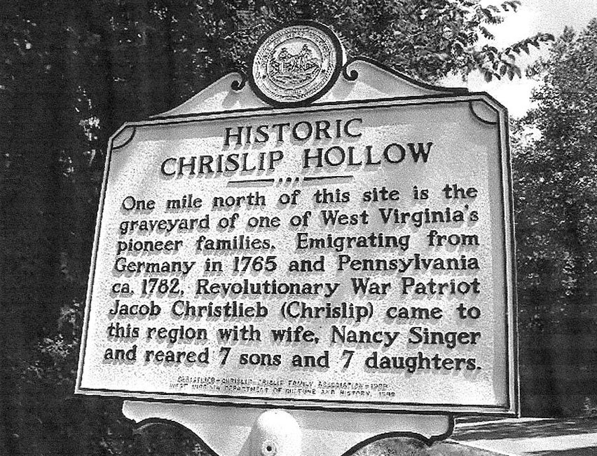 Chrislip Hollow Roadside Marker