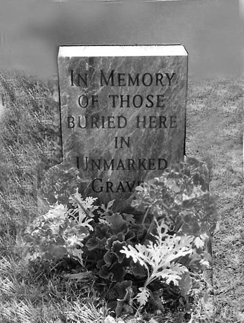 Chrislip Hollow Unmarked Graves Marker