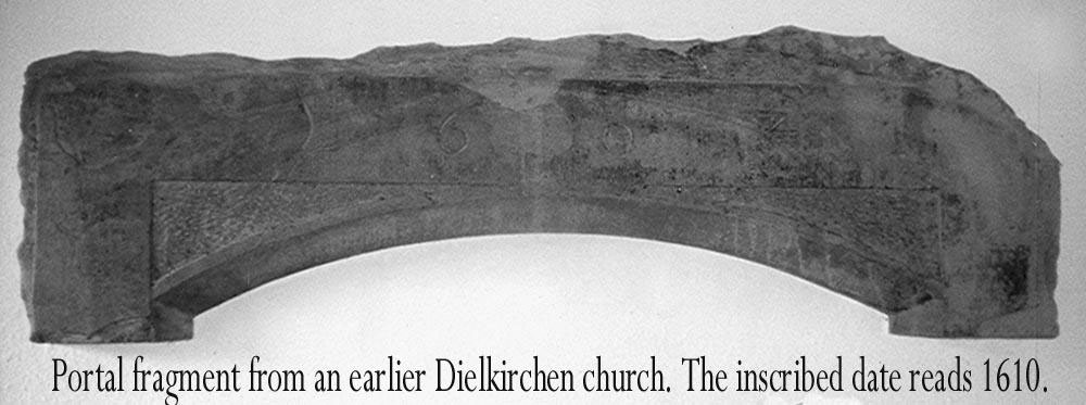 portal fragment from early Dielkirchen church.