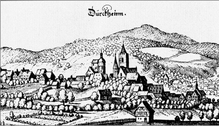 Engraving of Durkheim