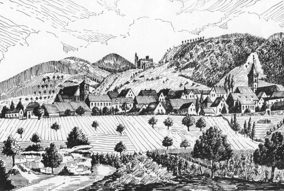 Durkheim, Germany, showing the Schlosskirche