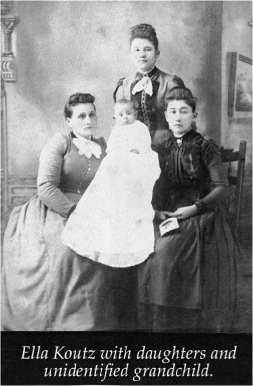 Ella Koutz with daughters and unidentified grandchild