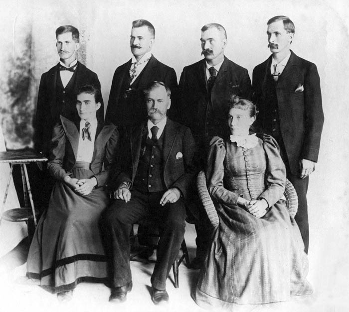 Ervin G. Chrislip and family