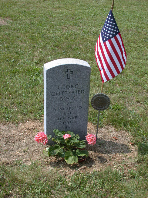 Georg Bock Headstone