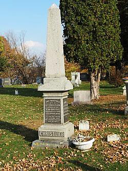 Headstone of Amy Wakefield Christlieb