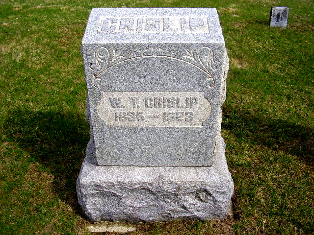 Headstone-William Turner Crislip