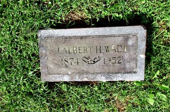 J Albert H Wade Headstone