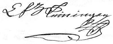Karl Friedrich zu Leiningen signature