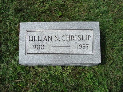 Albert Gallatin Chrislip Headstone