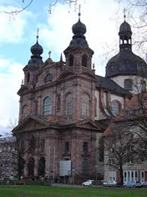 Jesuit Church of Saint Ignatius and Francis Xavier, at Mannheim.