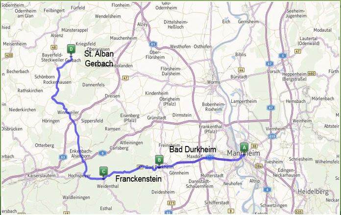 map of St. Alban-Gerbach