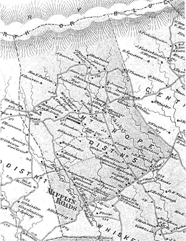 Map of Mifflin Twp.