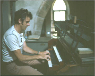 Ned at the organ