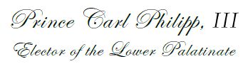 Prince Carl Philipp namplate