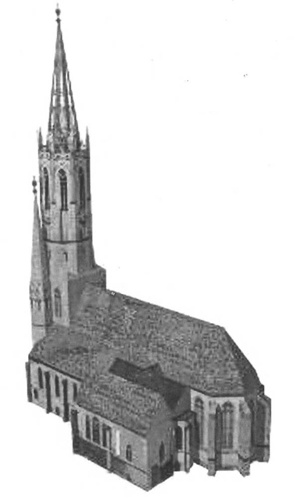 A modern exterior view of the Schlosskirche