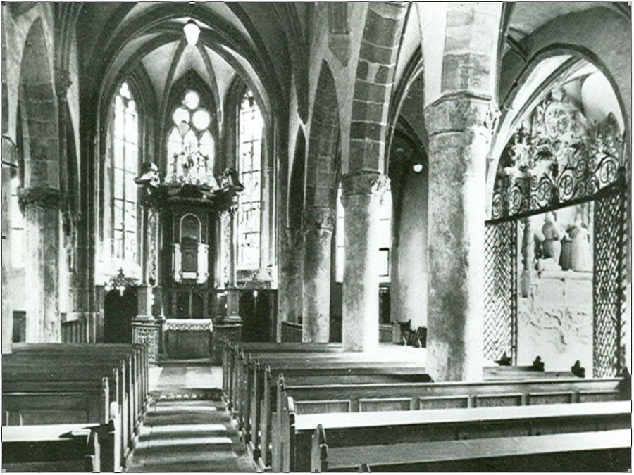 Interior view of the Schlosskirche