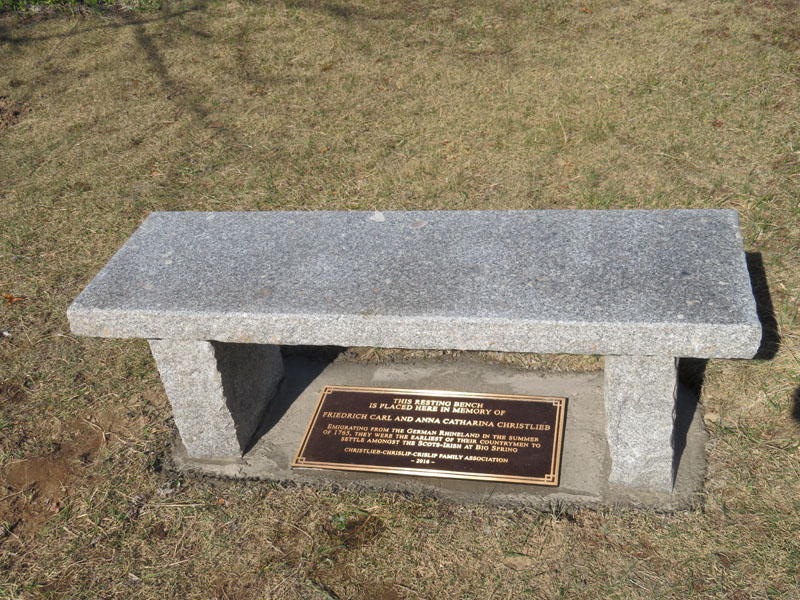 Chrislip Hollow Cemetery Resting Bench