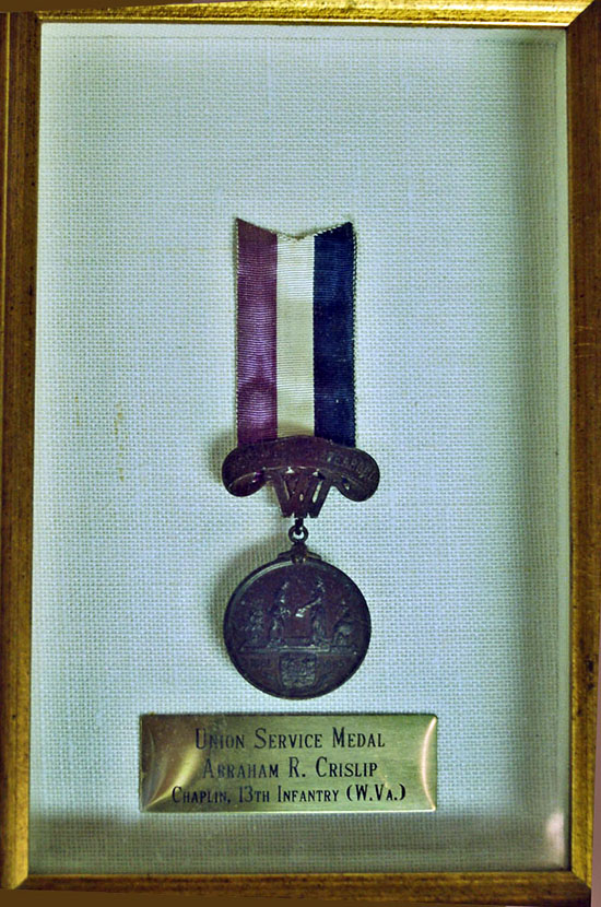 Abraham Crislip's Union Service Medal