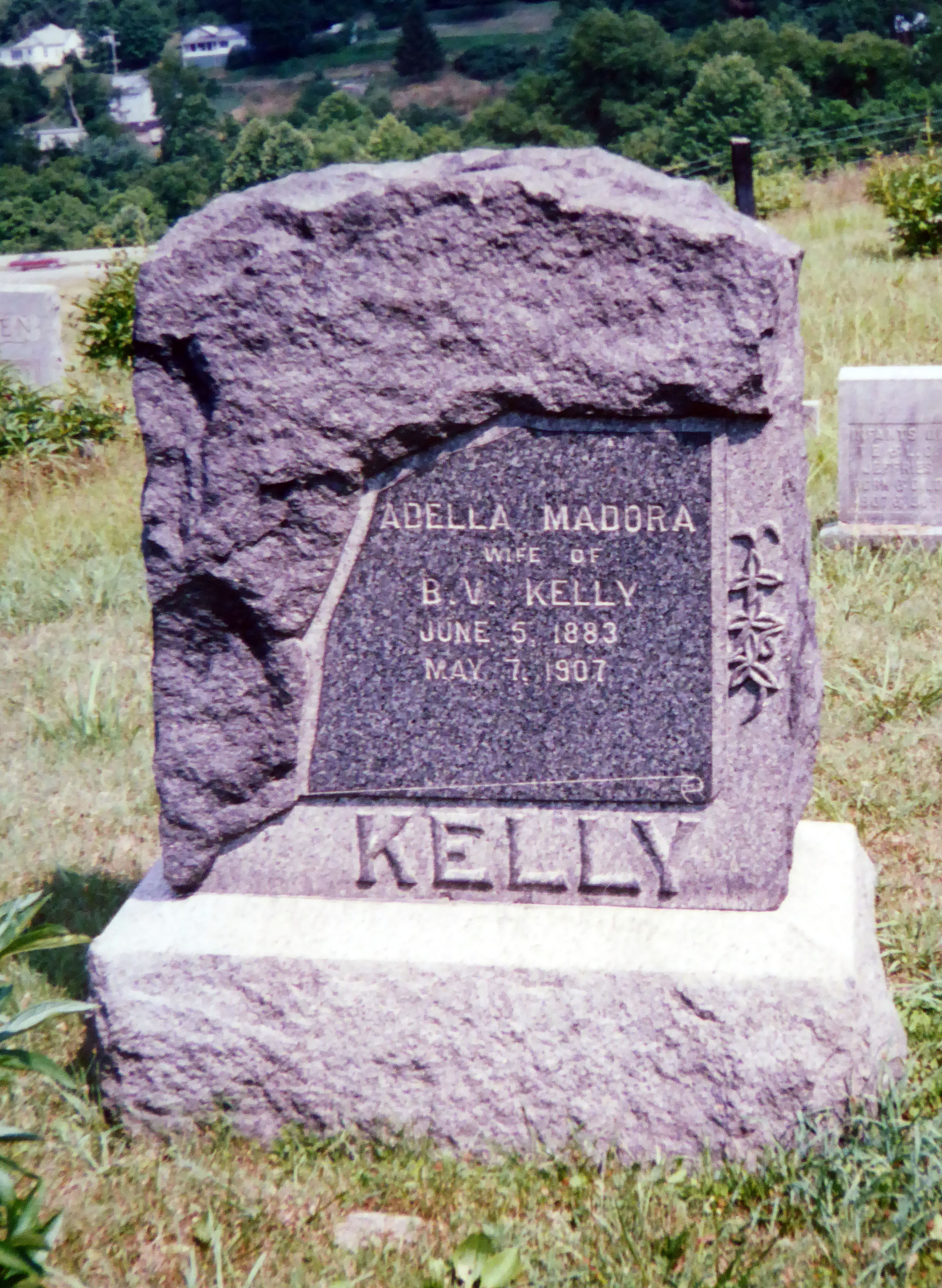 Adella Madora Kelly Headstone