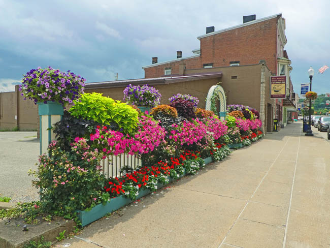 Buckhannon's Colorful Main Street