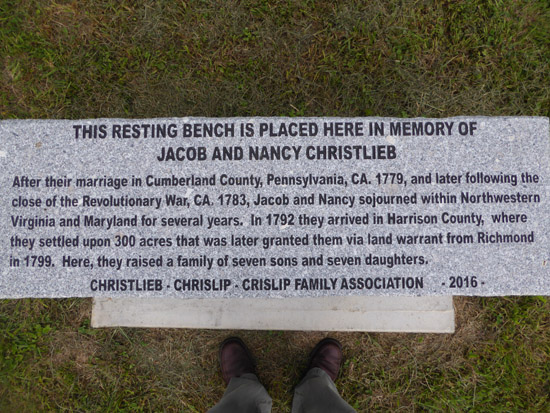 Chrislip Cemetery Resting Bench