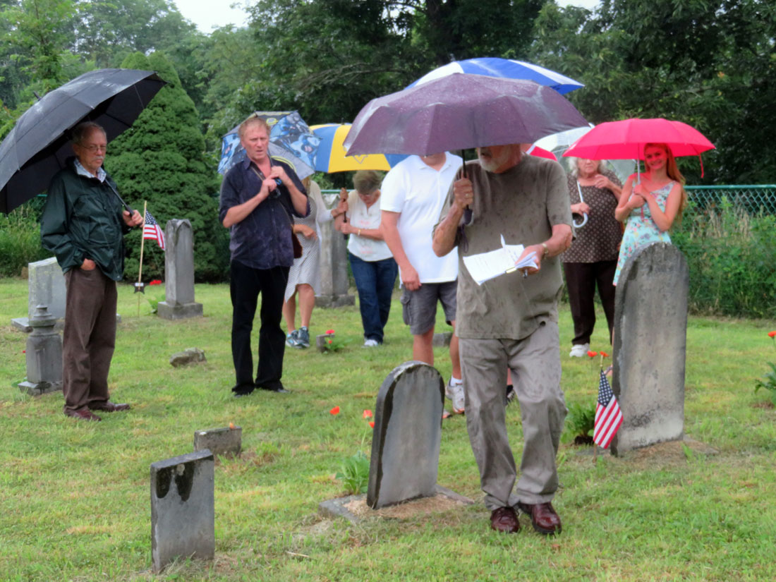 Chrislip Cemetery tour