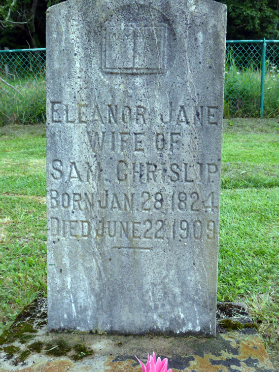 Eleanor Jane Chrislip Headstone