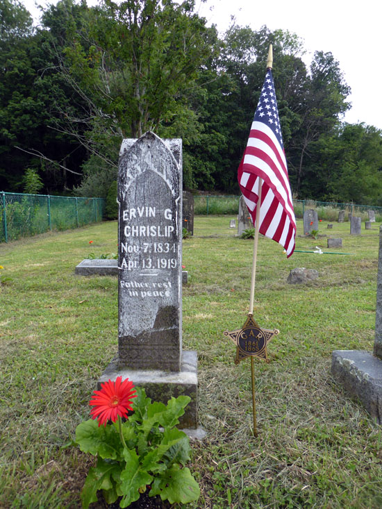 Ervin G. Chrislip Headstone