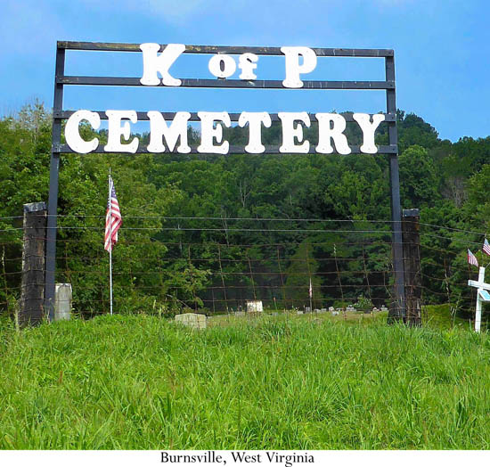 Knights of Pythius Cemetery, Burnsville, WV.