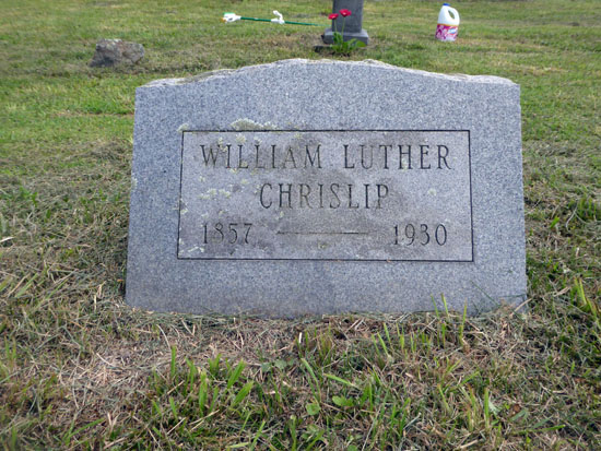 William Luther Crislip's Headstone