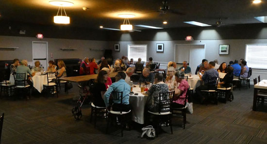 Saturday evening banquet.